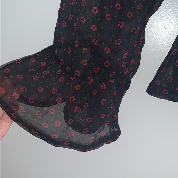 Abercrombie & Fitch Cropped Peasant Blouse - Picture 5 of 6